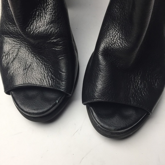 BCBGeneration Leather Peeptoe Bootie - Picture 5 of 8